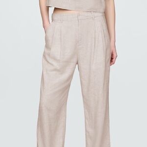 The GAP - 365 High Rise Linen Blend Trousers - size 6 - worn once!